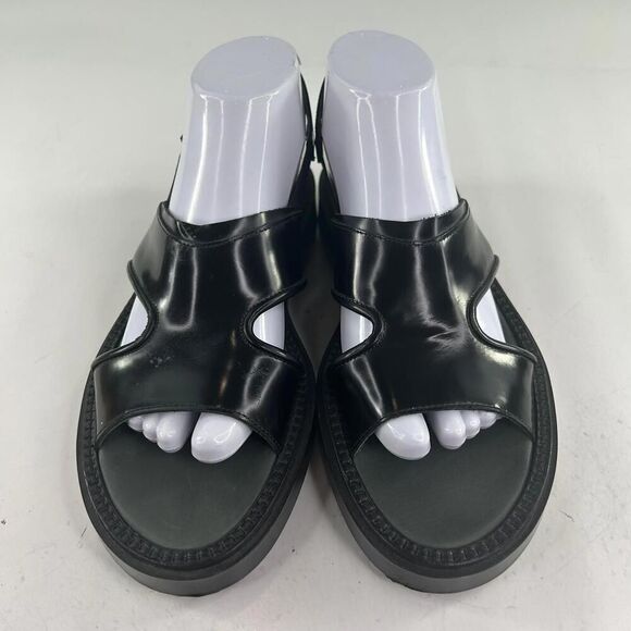 ADIEV Adieu Paris Slingback Type 43 Sandal US 7.5 Black Patent Leather Shoes main image 9